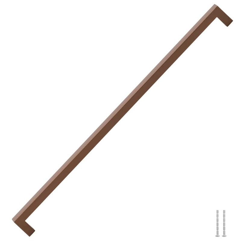 Mânere de dulap, 5 buc., bronz, 480 mm, oțel inoxidabil