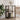 Suport depozitare 3 niveluri, negru, 60x38x90cm, lemn masiv pin