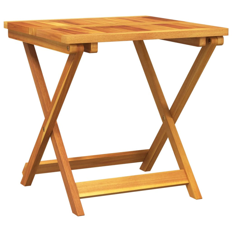 Set mobilier grădină pliabil, 3 piese, lemn masiv acacia