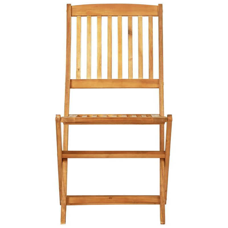 Set mobilier grădină pliabil, 3 piese, lemn masiv acacia