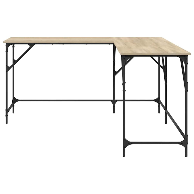 Birou, stejar sonoma, 149x149x75 cm, lemn prelucrat