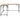 Birou, stejar sonoma, 149x149x75 cm, lemn prelucrat