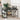 Birou, negru, 139x139x75 cm, lemn prelucrat