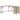 Birou, stejar sonoma, 141x141x75 cm, lemn prelucrat
