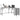 Birou, gri sonoma, 141x141x75 cm, lemn prelucrat