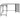 Birou, gri sonoma, 141x141x75 cm, lemn prelucrat