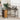 Birou, stejar maro, 141x141x75 cm, lemn prelucrat