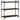 Bibliotecă 3 niveluri stejar afumat 80x30x86 cm, lemn prelucrat
