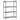 Bibliotecă cu 4 niveluri gri sonoma 80x30x120 cm lemn prelucrat
