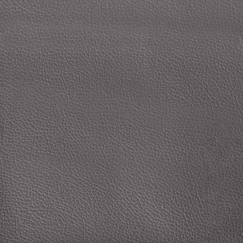 Banchetă cu spătar, gri, 112x65,5x75 cm, piele ecologică