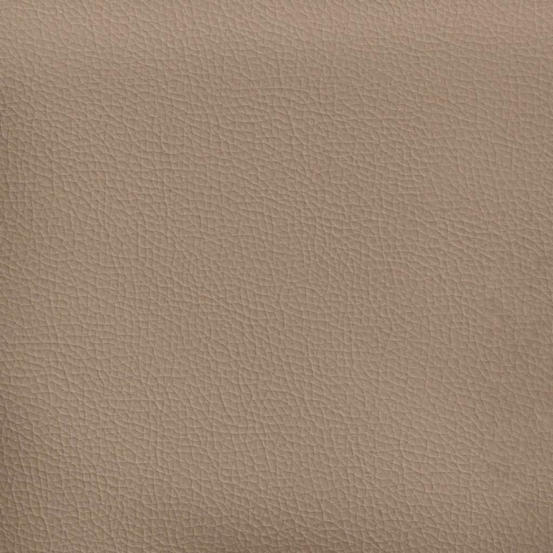 Banchetă cu spătar, cappuccino, 112x65,5x75 cm, piele ecologică
