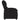 Fotoliu rabatabil, negru, material textil