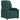Fotoliu rabatabil, verde închis, material textil
