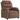 Fotoliu de masaj rabatabil, maro, material textil