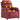 Fotoliu de masaj rabatabil, roșu vin, piele ecologică