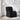 Fotoliu rabatabil, negru, material textil