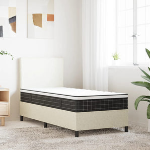 Saltea cu arcuri Bonell Mediu 80 x 200 cm Alb