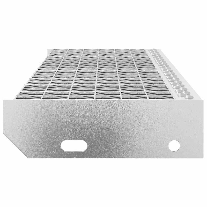 Treaptă tip grătar, 80x24x7 cm, oțel galvanizat