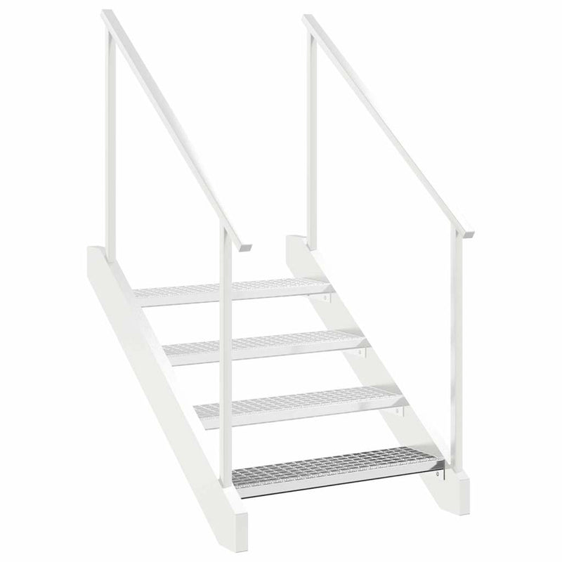 Treaptă tip grătar, 80x24x7 cm, oțel galvanizat