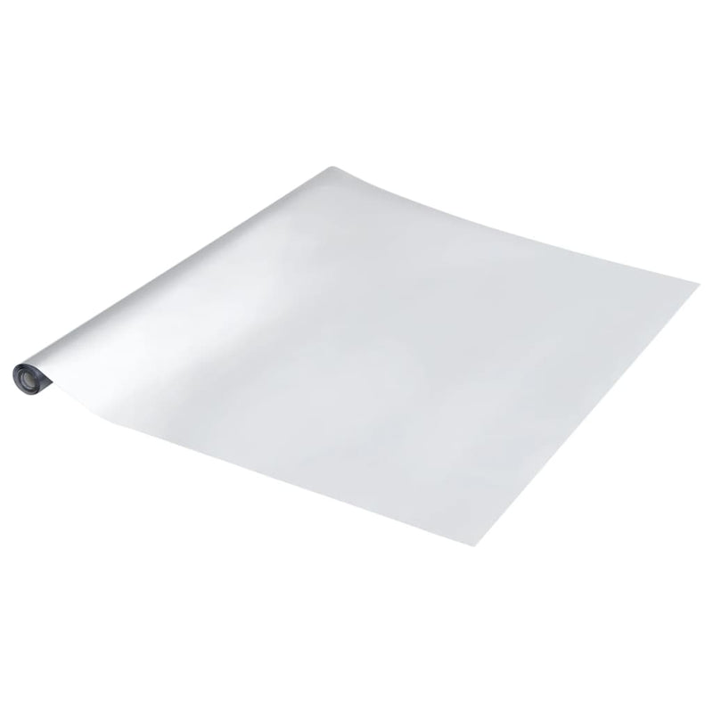 Autocolante pentru mobilier autoadezive argintiu 90x500 cm PET