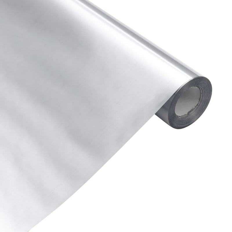 Autocolante pentru mobilier autoadezive argintiu 90x500 cm PET