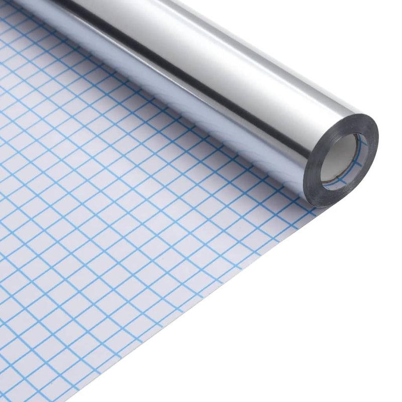 Autocolante pentru mobilier autoadezive argintiu 90x500 cm PET
