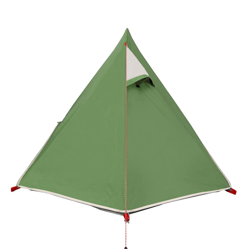 Cort de camping cupolă pentru 2 persoane, verde, impermeabil