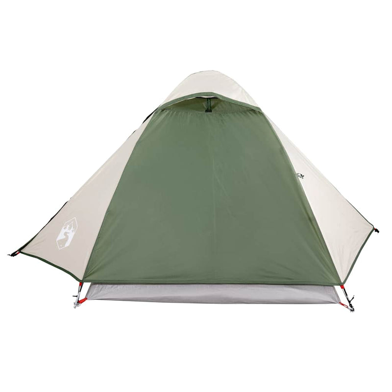 Cort de camping cupolă pentru 2 persoane, verde, impermeabil