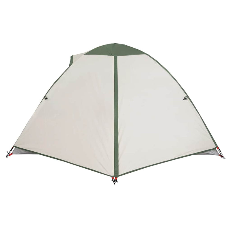 Cort de camping cupolă pentru 2 persoane, verde, impermeabil