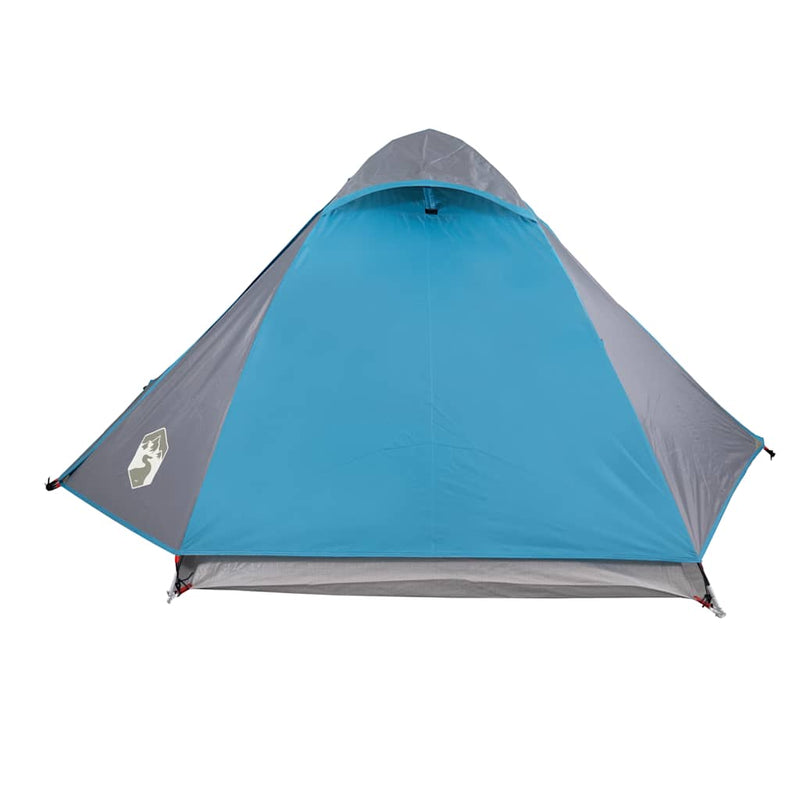 Cort de camping cupolă pentru 2 persoane, albastru, impermeabil