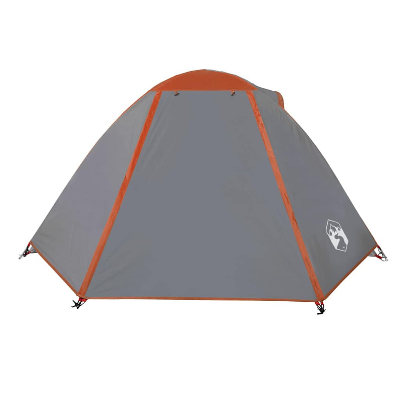Cort de camping pentru 2 persoane, portocaliu, impermeabil