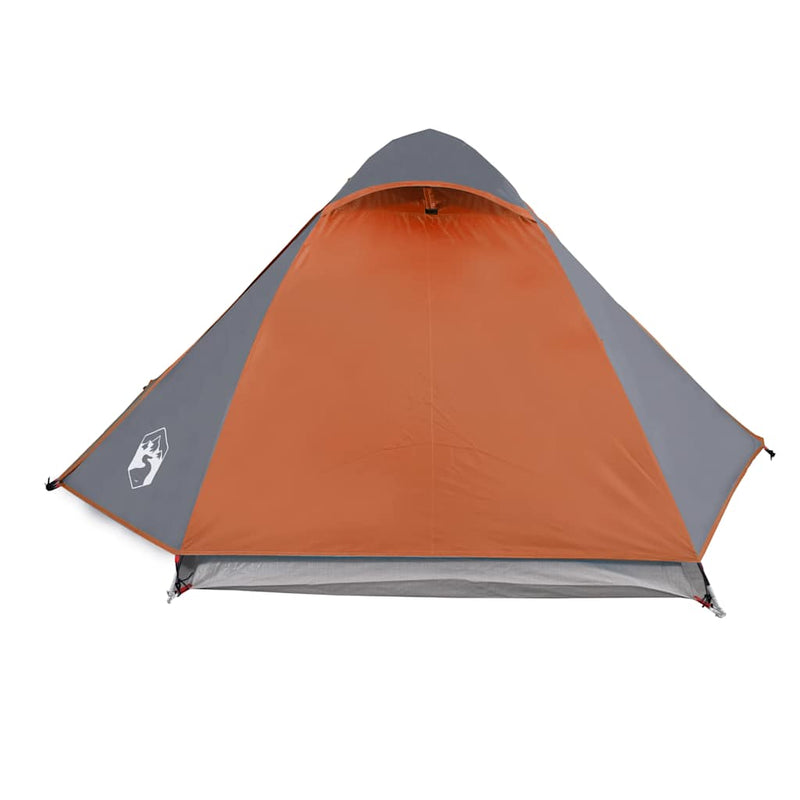 Cort de camping pentru 2 persoane, portocaliu, impermeabil