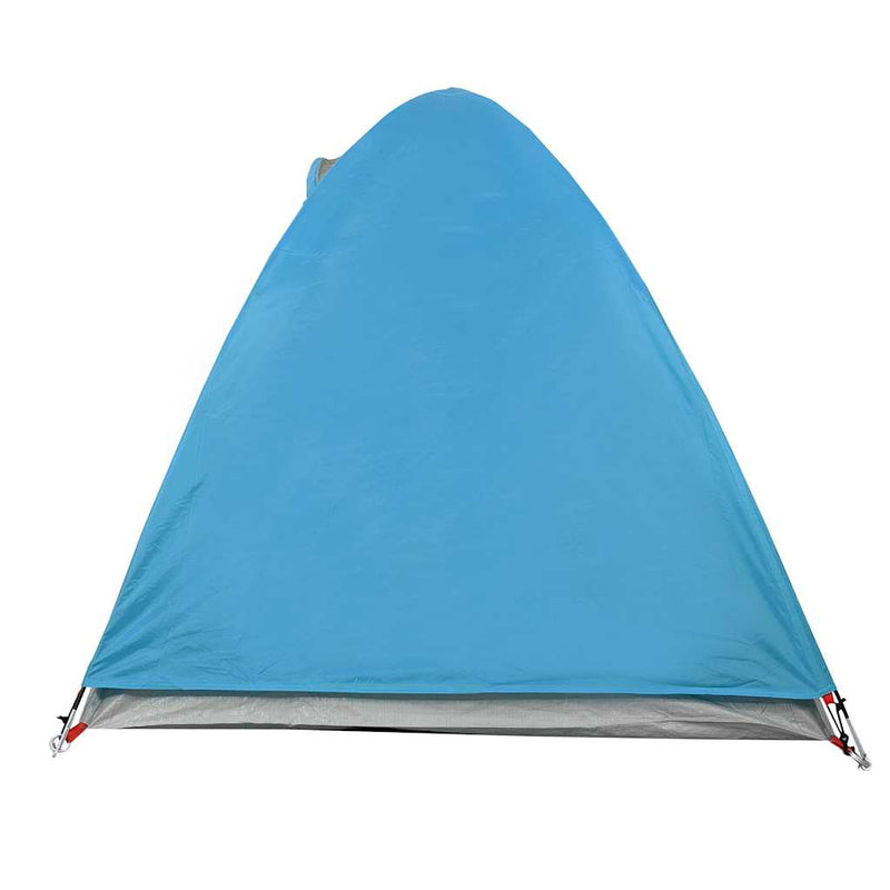Cort de camping cupolă pentru 2 persoane, albastru, impermeabil