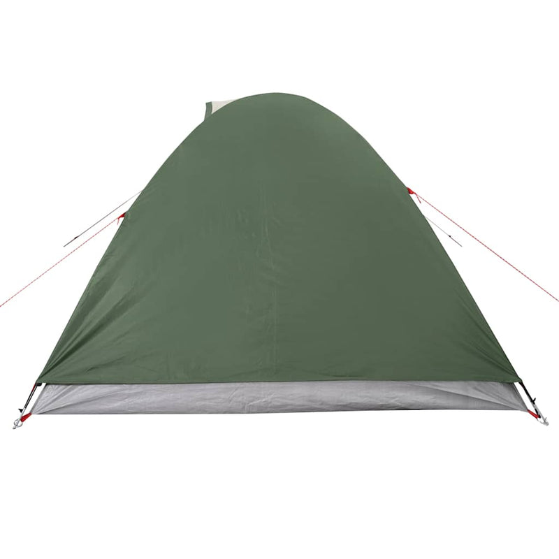Cort de camping cupolă pentru 3 persoane, verde, impermeabil