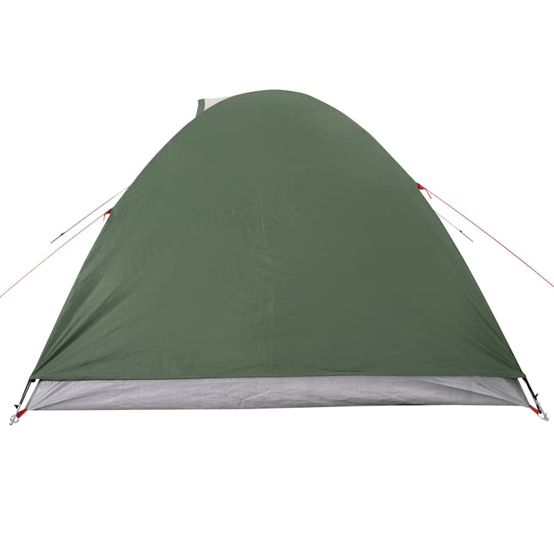 Cort de camping cupolă pentru 4 persoane, verde, impermeabil