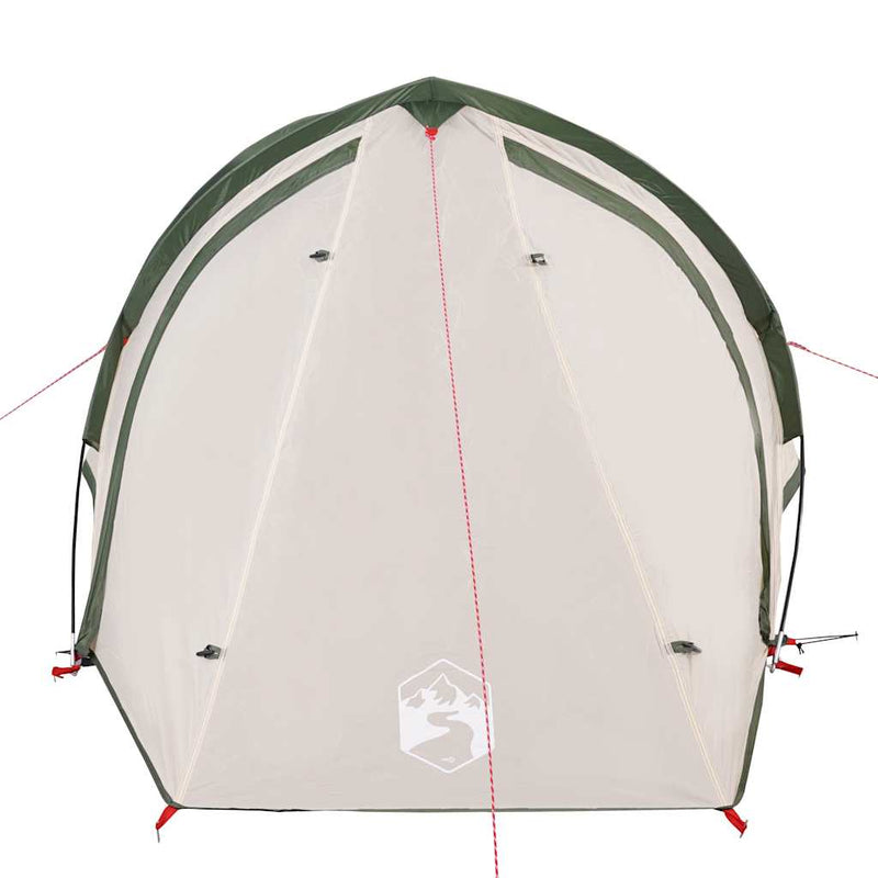 Cort de camping cupolă pentru 2 persoane, verde, impermeabil