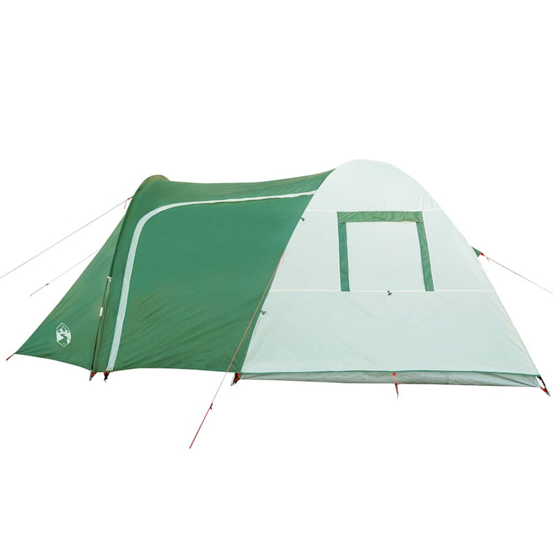 Cort de camping cupolă pentru 6 persoane, verde, impermeabil