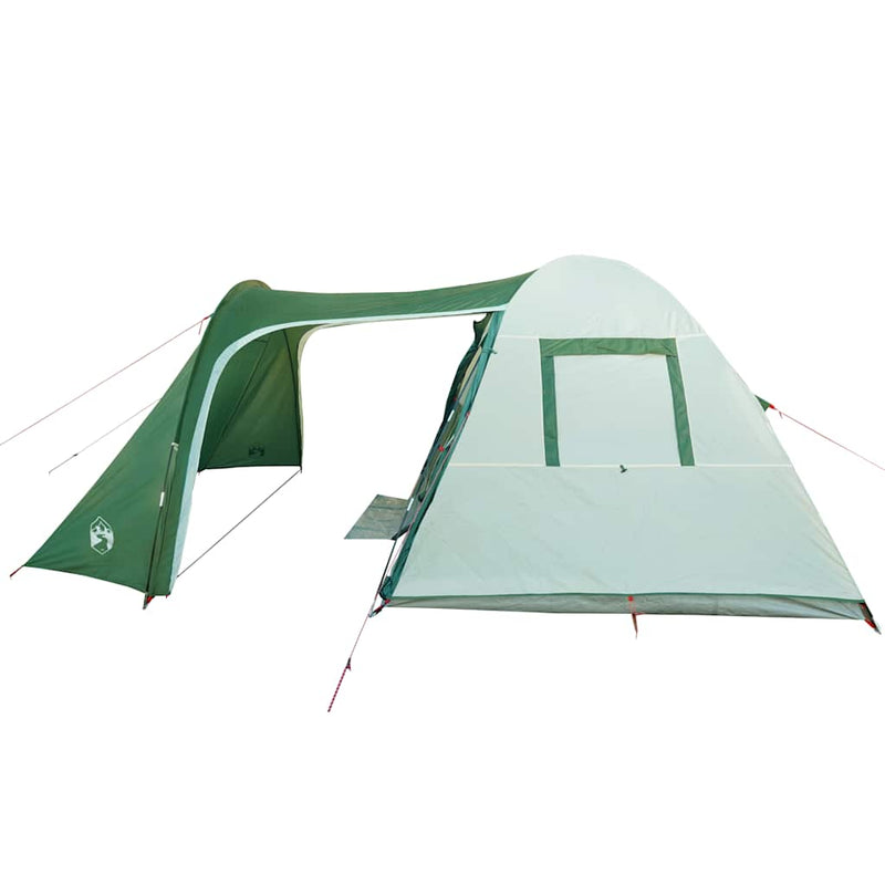 Cort de camping cupolă pentru 6 persoane, verde, impermeabil