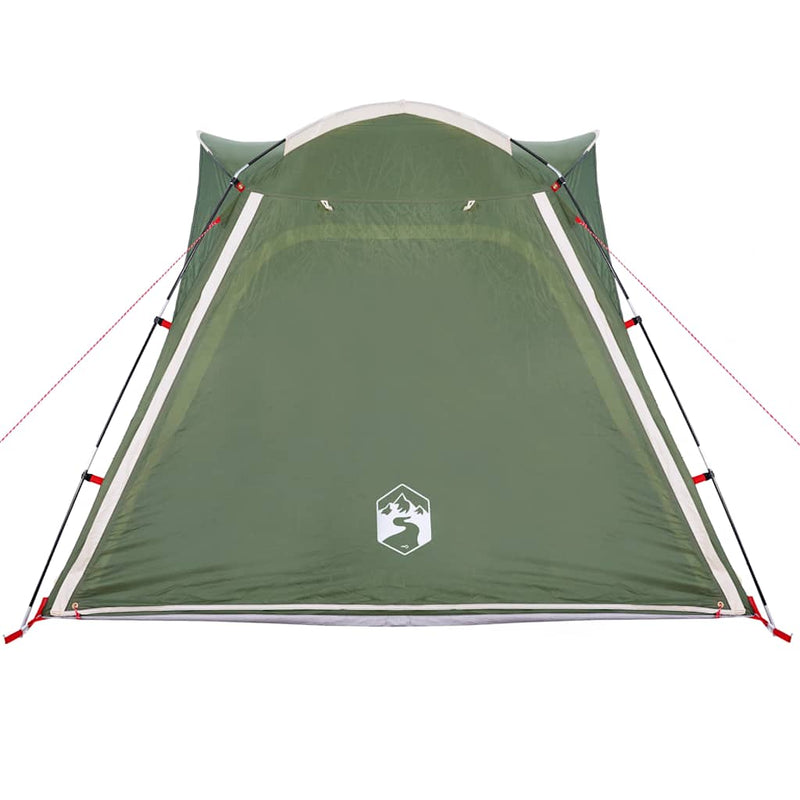 Cort de camping, 4 persoane, verde, impermeabil, setare rapidă