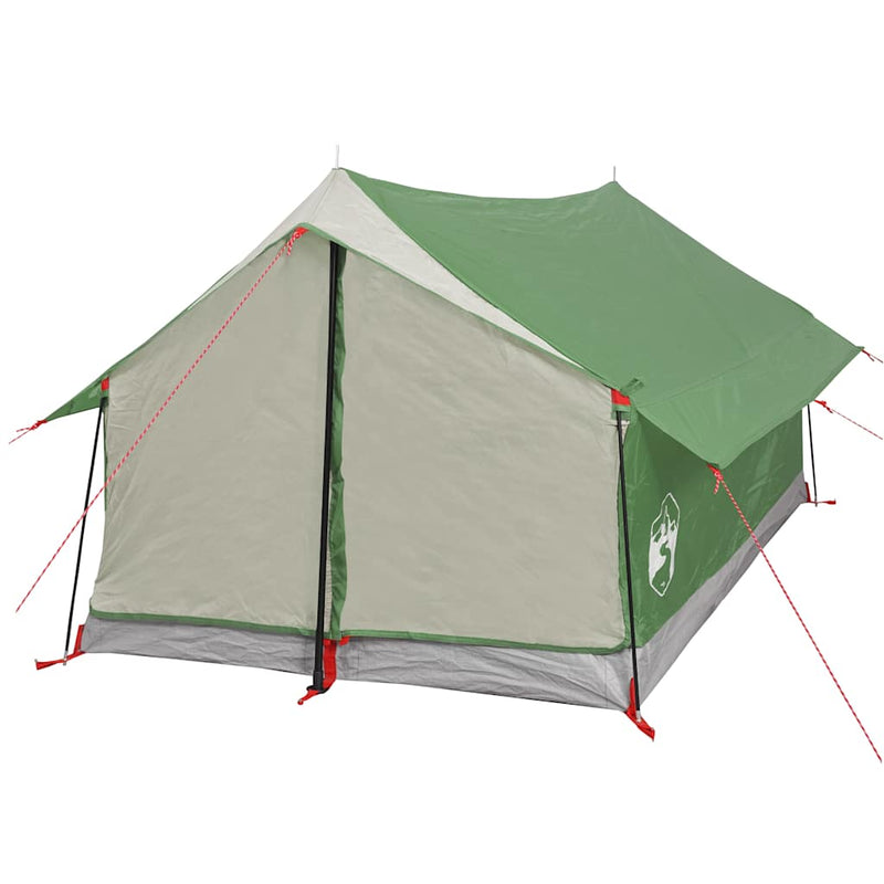 Cort de camping pentru 2 persoane, verde, impermeabil