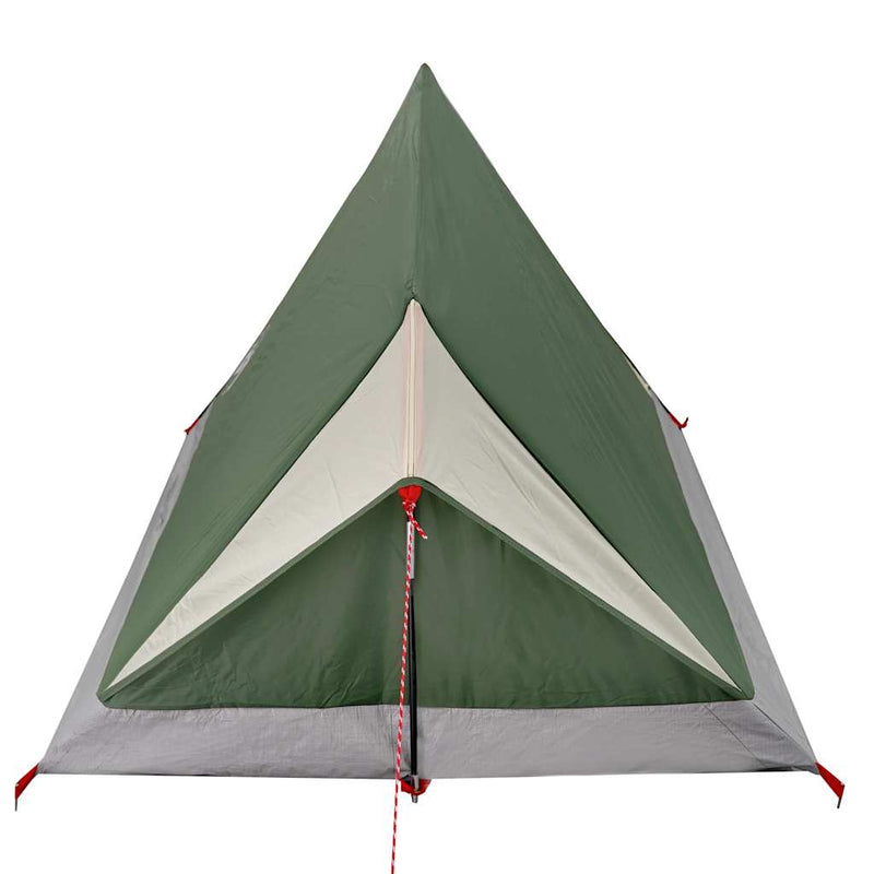 Cort de camping pentru 2 persoane, verde, impermeabil
