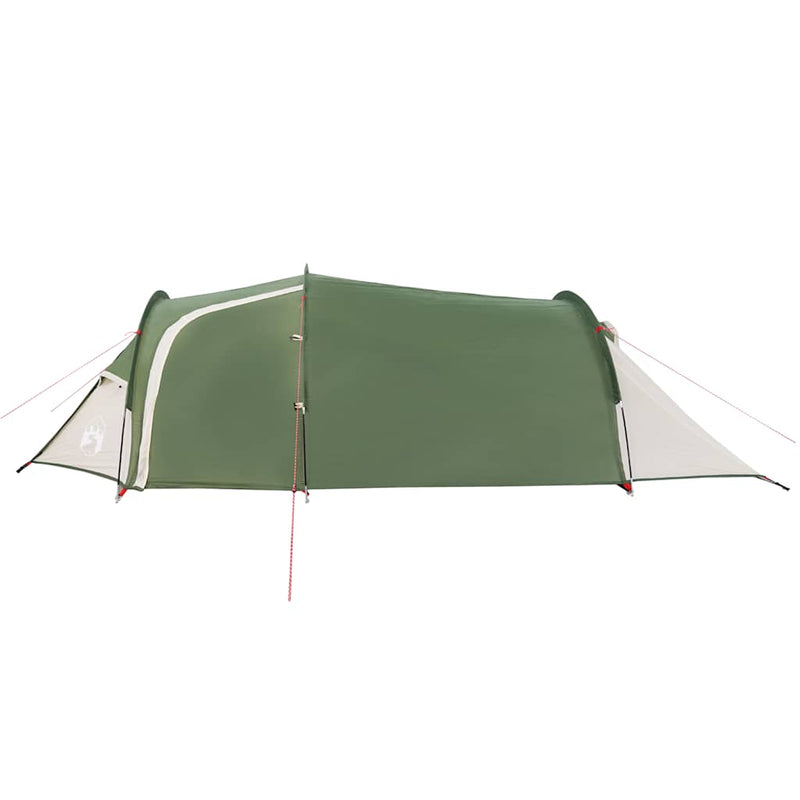 Cort de camping pentru 3 persoane, verde, impermeabil