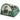 Cort de camping tunel pentru 4 persoane, verde, impermeabil