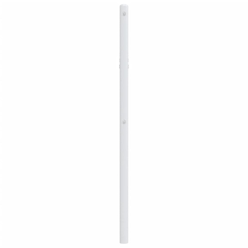 Tăblie de pat de schimb metalică, alb, 80 cm
