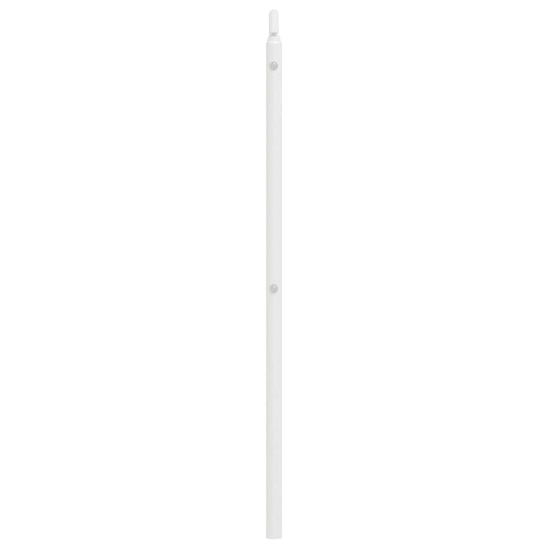 Tăblie de pat de schimb metalică, alb, 180 cm