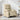 Fotoliu rabatabil electric, crem, material textil