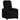 Fotoliu rabatabil electric, negru, material textil