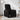 Fotoliu rabatabil electric, negru, material textil