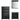 Set mobilier baie, 3 piese, „BERG” , negru, lemn masiv de pin