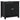 Set mobilier baie, 3 piese, „BERG” , negru, lemn masiv de pin